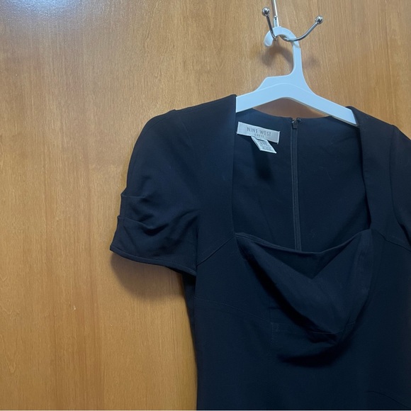 Nine West Black Midi Cocktail Dress - Picture 8 of 13